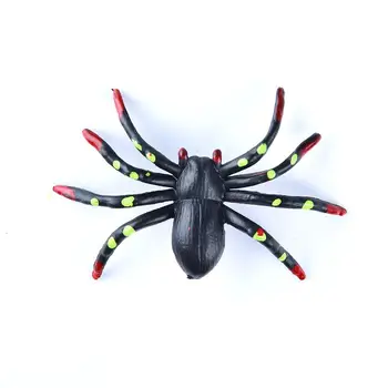

Mini Simulation Spider Model Kids Halloween Toy Funny Joke Prank Realistic Props Plastic Fake Spider Scary Toys