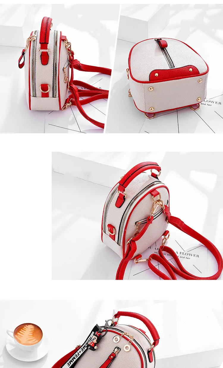 womens cute small backpack black pu leather Fresh rucksack women mini ladies bags 2020 trend