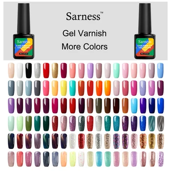 

Sarness Ordinary Colors Gel Vernish Nail Lacquer Semi Permanent Fashion UV Gel Nail Polish LED Nail Polish Soak Off Gelpolish