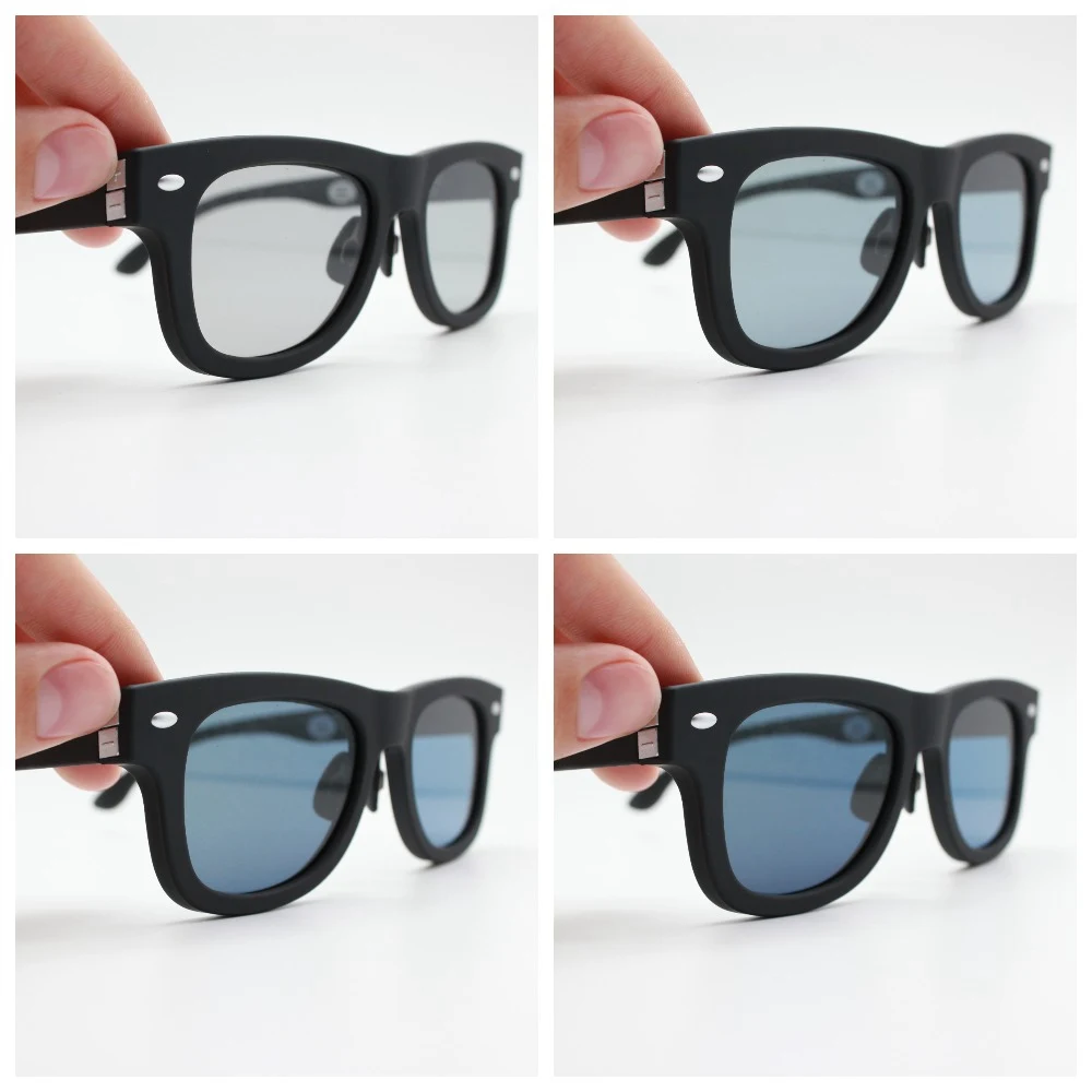 Günstig 2020 Original Design Sonnenbrille LCD Polarisierte Linsen Elektronische Durchlässigkeit Mannually Einstellbare Linsen sonnenbrille Vintage