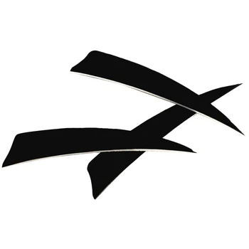 

50Pcs Archery Fletchings Real Turkey Shield Feathers 4 Inch Full Length Glued Right Wing for Arrows DIY,Black