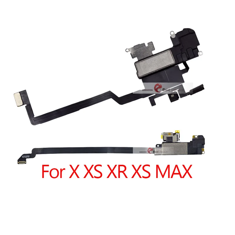 1 шт. наушники с гибким кабелем для iPhone X XR XS MAX Ear Sound Динамик Наушники датчик приближения гибкое заменяемое части
