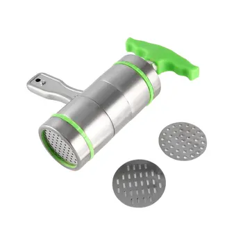 

Professional Noodles Maker Stainless Steel Manual Noodle Press Machine Noodles Making Instrument With 3/4/5/9 Noodle Moulds