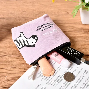 

PU Leather Purses Small Fresh Casual Coin Wallet Lady Fashion Cartoon Dollar Money Bag Handbag Storage Bag Cosmetic Bag