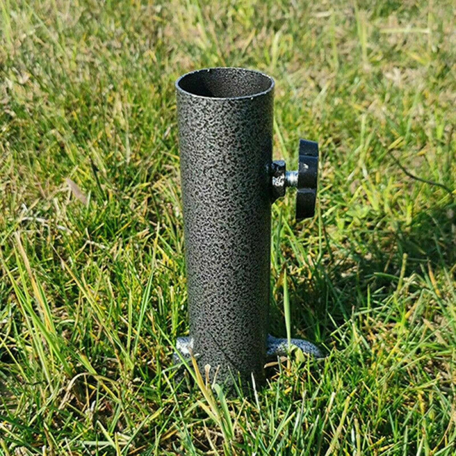 Fishing Parasol Umbrella Stand Brolly Ground Spike Metal Outdoor Beach umbrella base