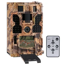 TOMSHOO охотничья камера 20M 1080P 30fps Trail камера с 32 шт 850NM ИК светодиодами ночного видения 0,2 s время триггера 20 м Диапазон