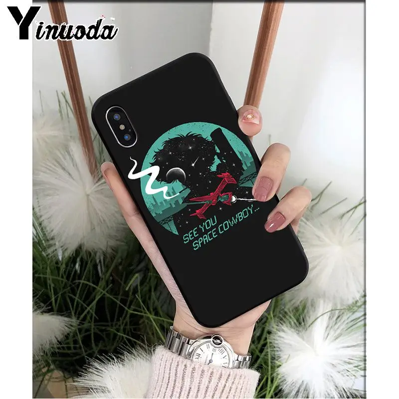 Yinuoda ковбойский Бибоп See You Space TPU Мягкий силиконовый чехол для телефона iPhone 5 5Sx 6 7plus 8 8Plus X XS MAX XR