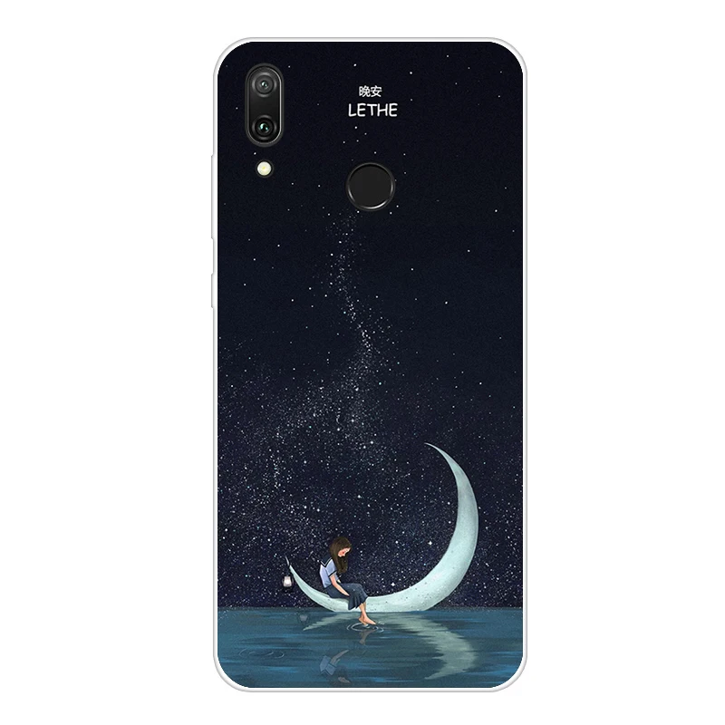Чехол для Huawei Y7 чехол мягкий TPU Coque для Huawei Y7 чехол силиконовый корпус телефона Fundas для Huawei Y7 чехол Capa