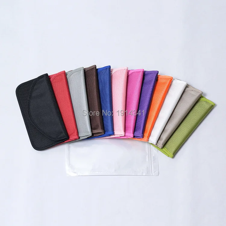 

500pcs/lot GSM 4G LTE GPS RF RFID Signal Blocking Bag Anti-Radiation Signal Shielding Pouch Wallet Case for Cell Phone 5.8 Inch