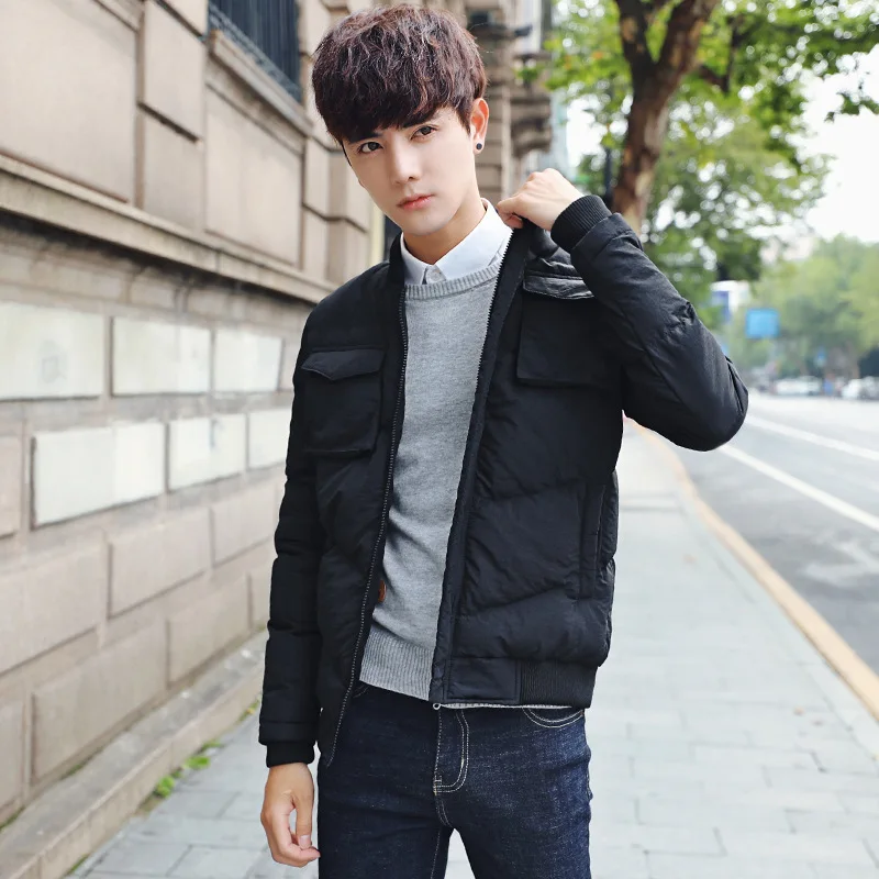 

Cotton-padded Clothes Men's Winter 2018 New Style Trend Korean-style Winter Clothes Cotton-padded Jacket Thick Winter down Jacke