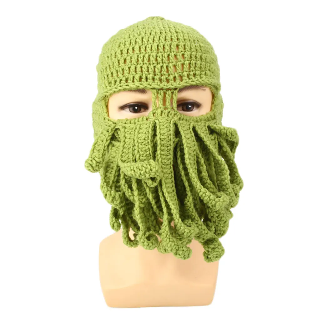 Comfortable Octopus Ski Cap Hat Beanies Ski Mask Warm Winter Accessory