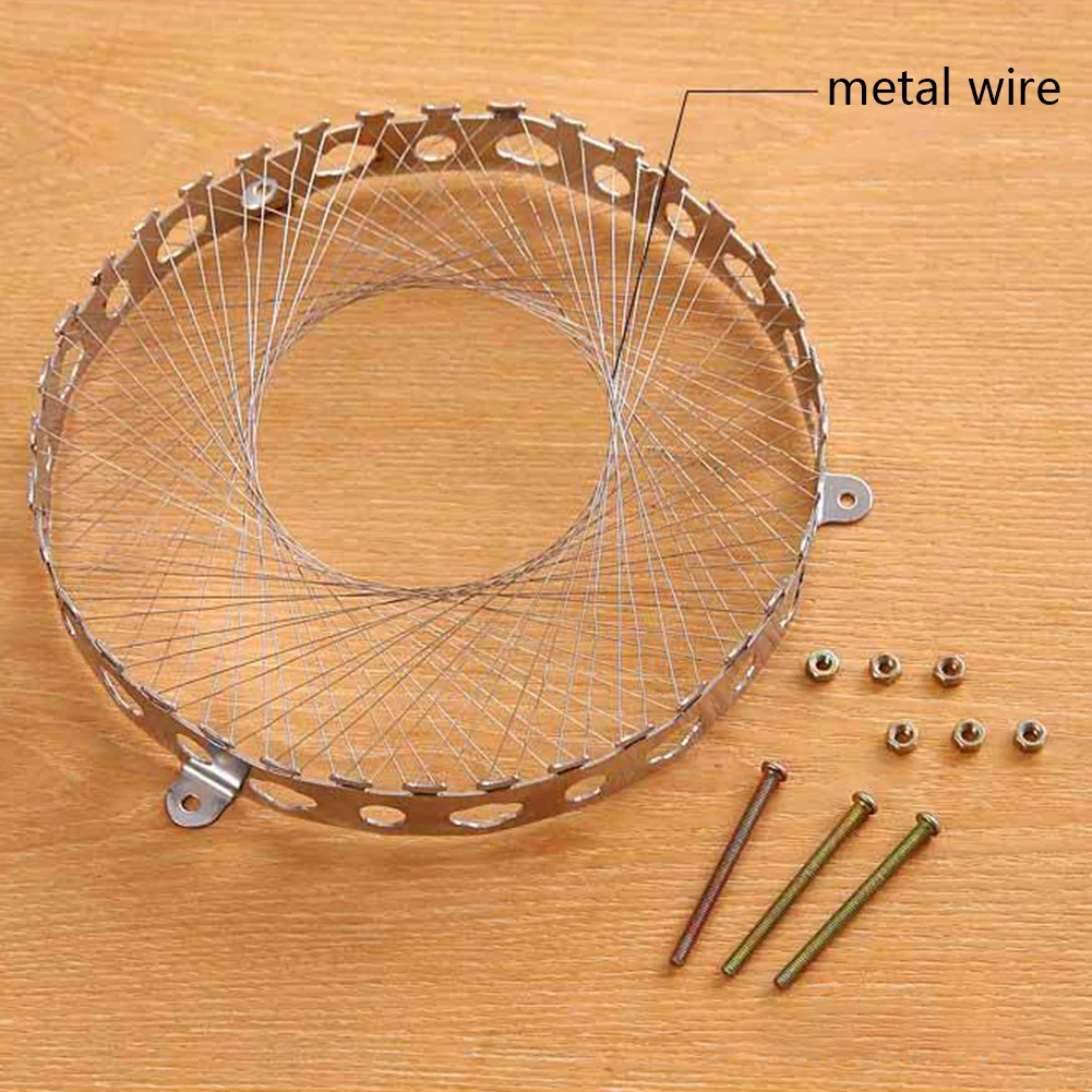 Энергосберегающие кухонные аксессуары круглая газовая плита сетчатая крышка адаптера корпус плита из нержавеющей стали сетка ветрозащитная металлическая проволока