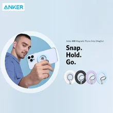 Anker 610 Magnetic Phone Grip (MagGo), Magnetic Phone Ring Holder, Adjustable Kickstand, Only for iPhone 13, 12/12 P/12 PM/min