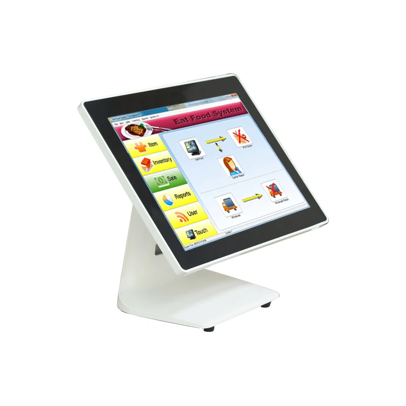 

15''capacitive touch screen Point of Sales POS System for restaurants LCD Screen Cash Register Commercial POS punto de venta