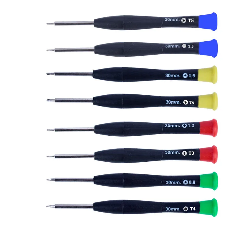 LAMEZIA 8pcs Multifunctional Precision Screwdriver Set Screw Drivers Home DIY Repair Tools For Clock PC Watch