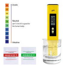 

Yieryi LCD Digital pH Meter 0.00~14.00 Mini Water Quality Tester for Aquarium Swimming Pool Water Wine Urine 2~3 pack powder