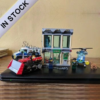 

10659 In Stock City Police Bulldozer Break-In 561Pcs Building Blocks Bricks Toys compatible with 60140 02019 For Kids As Gifts