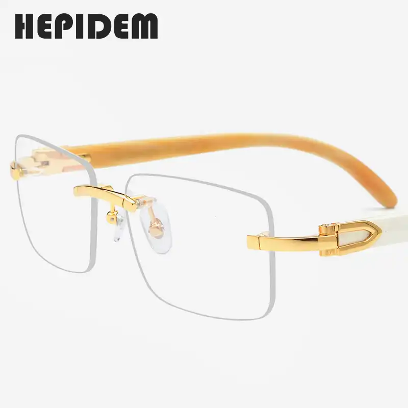 horn eyeglasses