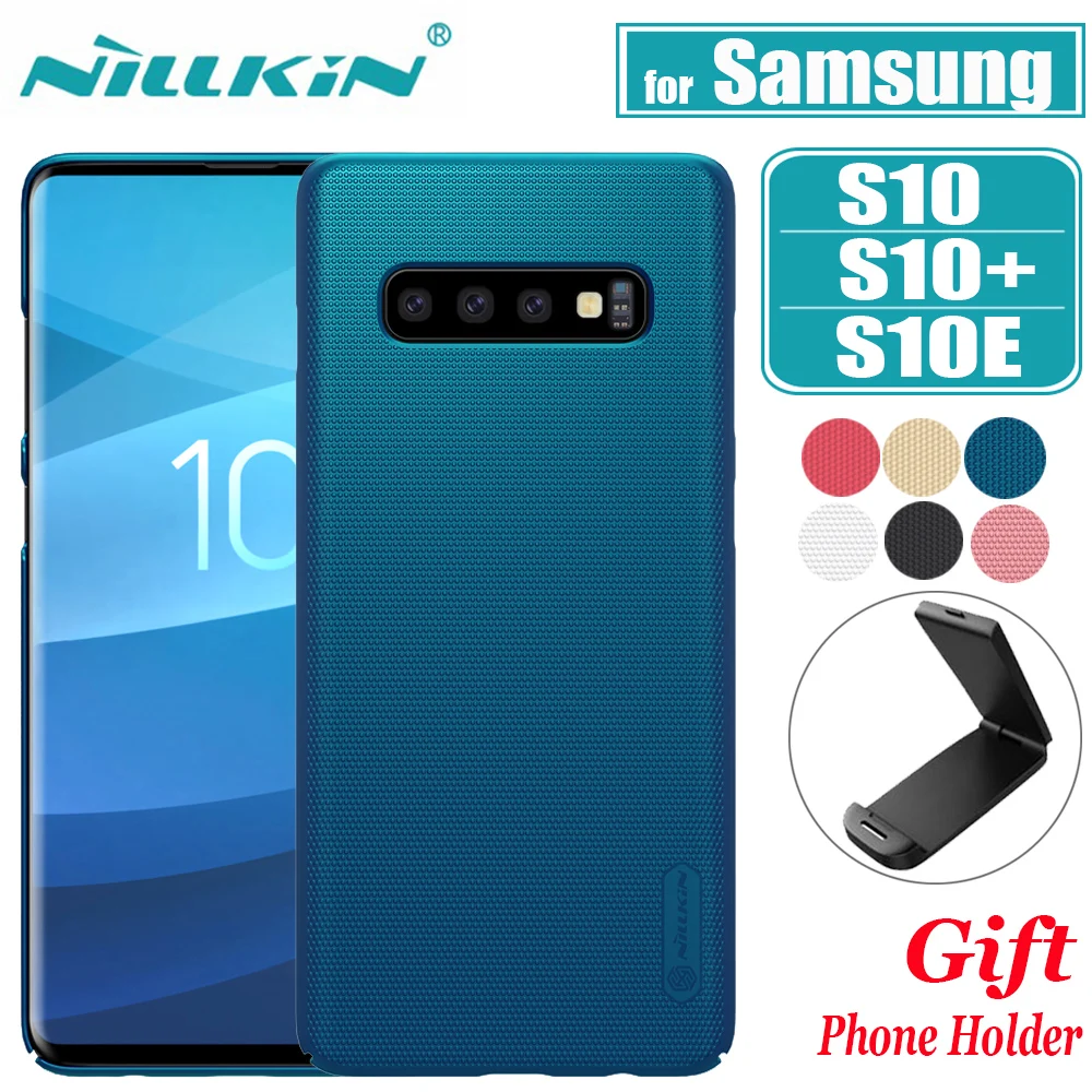 Чехол Nilkin для Samsung Galaxy S10 Plus S10E чехол Nillkin с матовым покрытием жесткая задняя