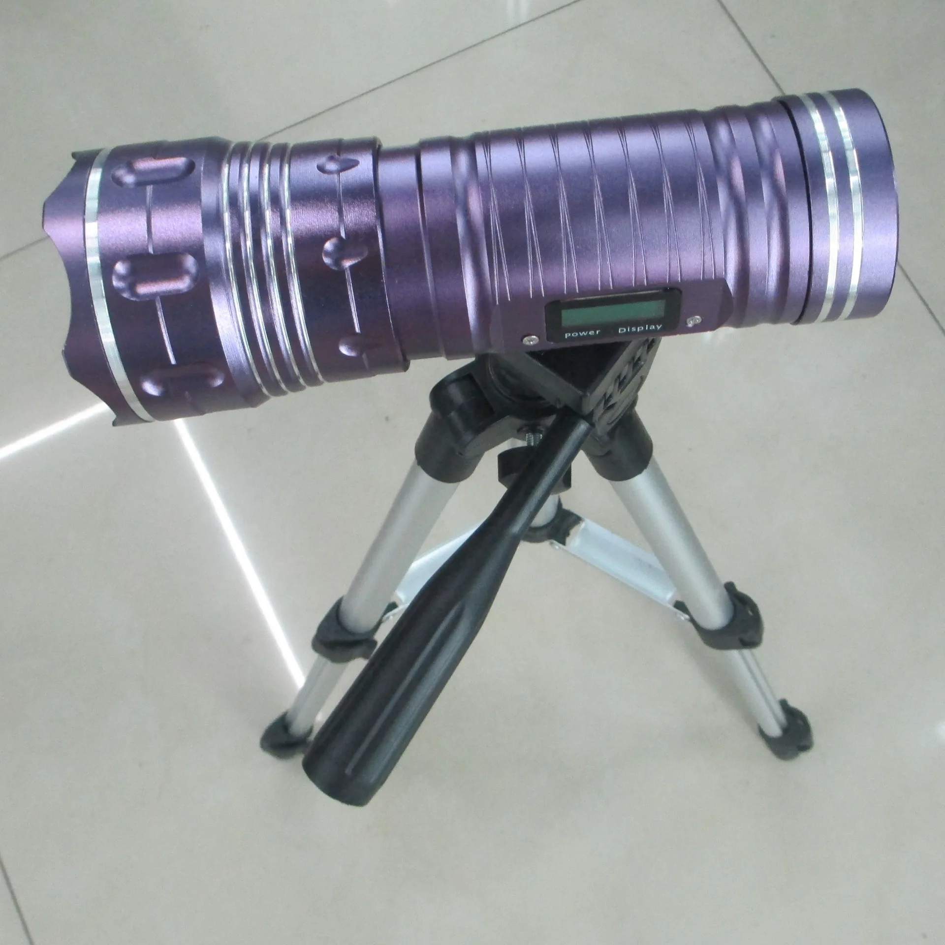 

Double Light Source Fishing Lamp Digital Display Blueray White Light Lighting Aperture Range Can Zoom