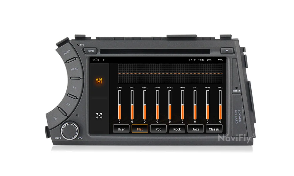 Navifly 2din HD 1024X600 Android 9,1 2G ram 32ROM автомобильный DVD для Ssang Yong ссангйонг Актион, ссангйонг кайрон 2005-2013 стерео gps навигация