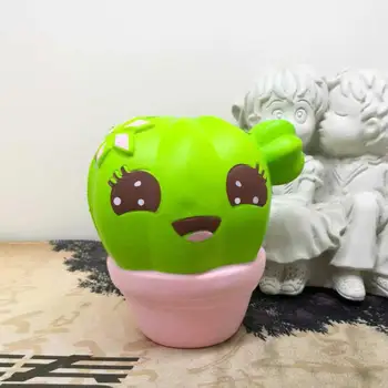 

Cute Cactus Scented Jumbo Slow Rising Soft Stress Relief Squeeze Slow Rebound Simulation Bread Toy Kids Adult Stress Relief Toy