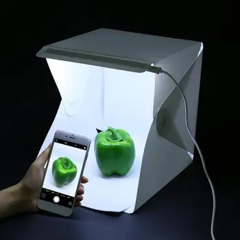 

Mini Foldable Camera Lightbox Photography Photo Studio Softbox Led Light Soft Box Photo Background Kit Light Box Tent Softbox