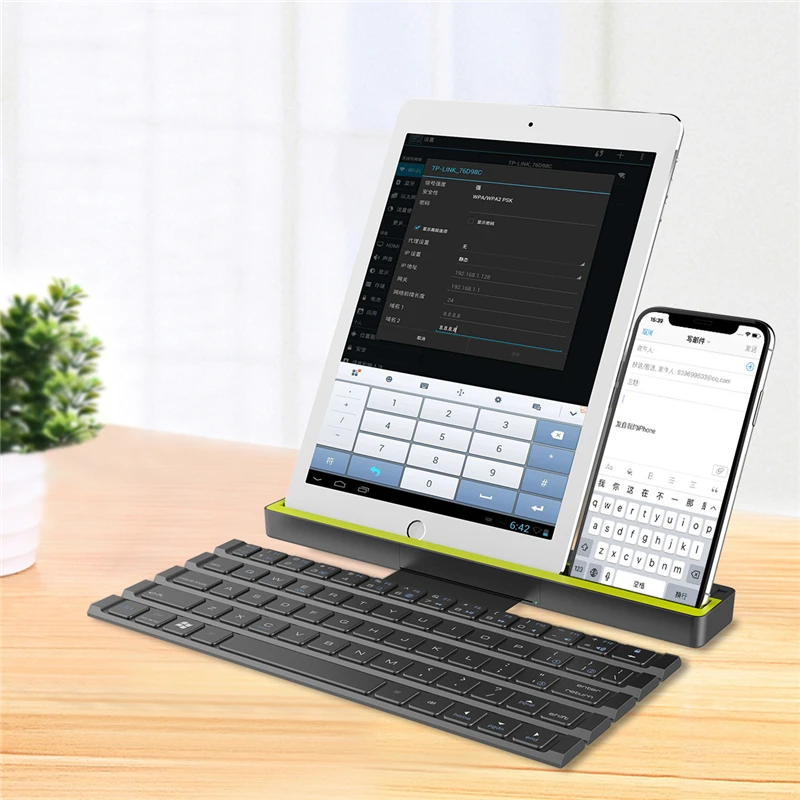 

Bluetooth Keyboard For iPad Pro Mini Air For Smartphone Tablet for IOS/Windows Foldable Mini Bluetooth keyboard For Android