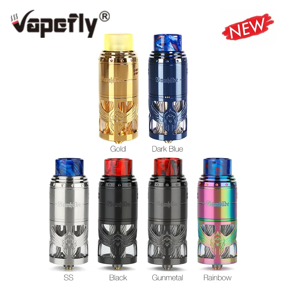 Новый оригинальный Vapefly брунхильд Топ Койлер RTA 8 мл/2 мл бак легко двойные катушки