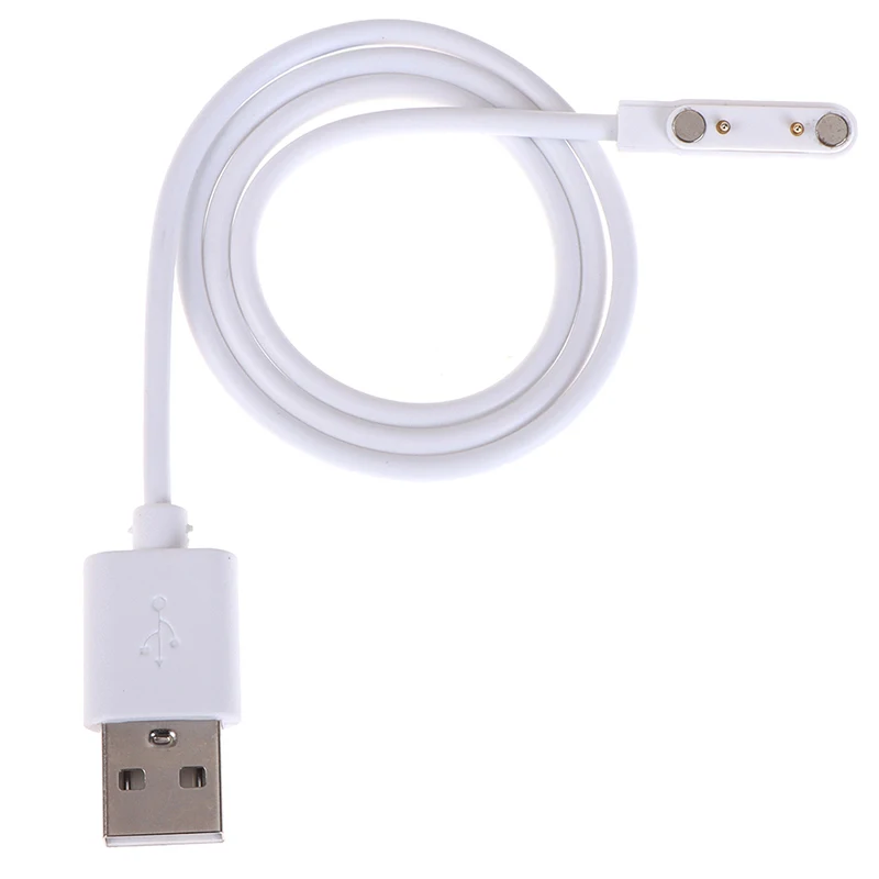 

2pin 7.62mm Smart Watch Cable Wristbands Magnet Charging Line Cable Magnetic Suction Charge Emergency Backup Charger