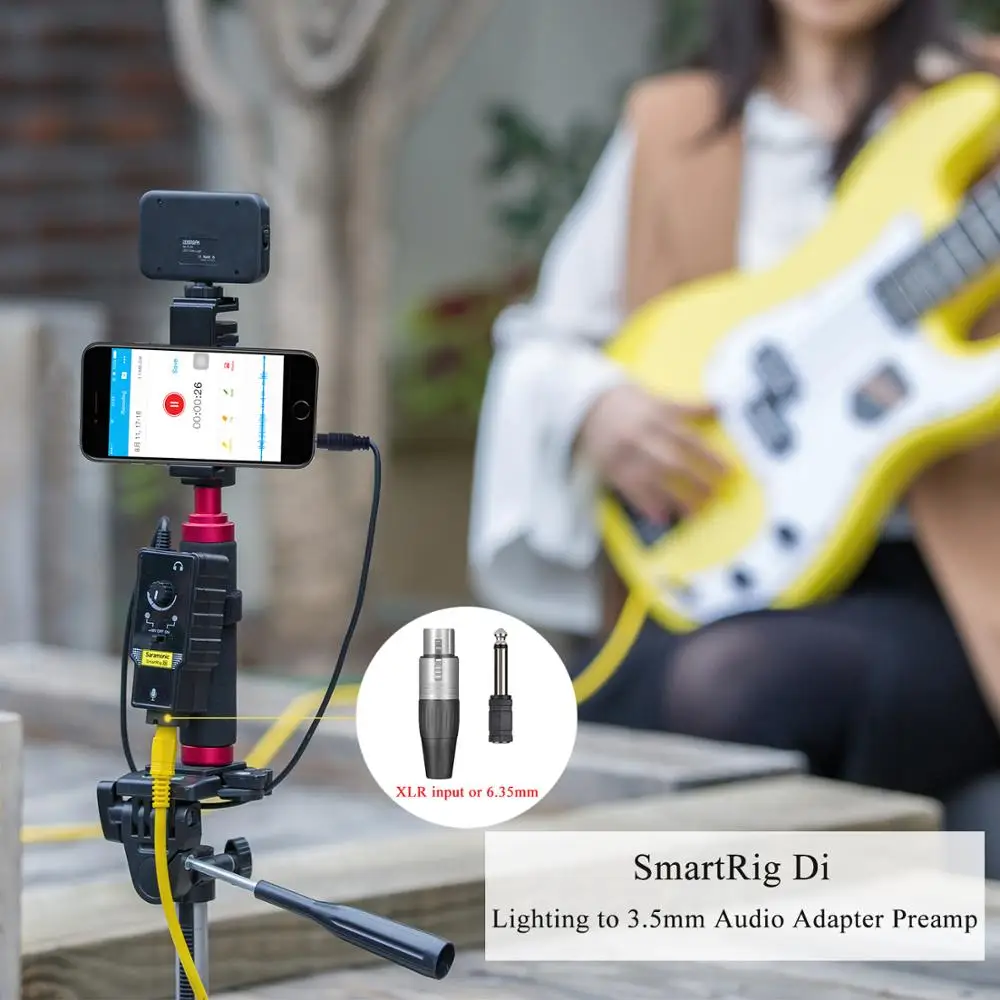 New Saramonic SmartRig Di XLR Microphone & 6