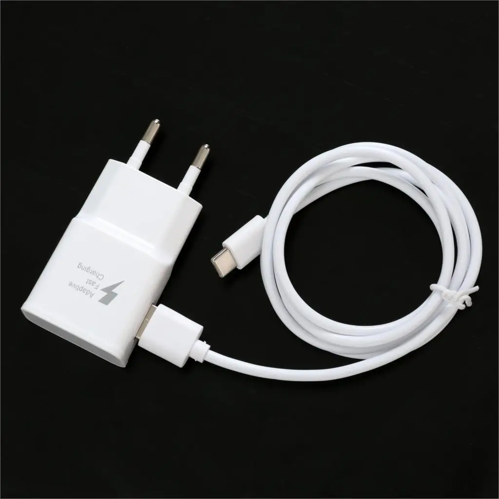 Адаптивное быстрое зарядное устройство настенная зарядка+ USB кабель type C для samsung galaxy A50 A70 A30 huawei P20 lite P30 mate 30 20 мобильный телефон