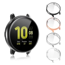 Защитный чехол для samsung galaxy watch active 2 ультра-тонкий мягкий силиконовый Full HD Экран Защитная крышка galaxy Активный 40/44 мм