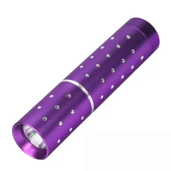 

AA Highlight 365 Purple Light LED Fluorescent Agent Detection Lamp Mini Money Detection Lamp Photo Mask Flashlight