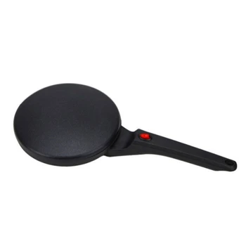 

US Plug Electric Crepe Maker Pizza Pancake Machine Non-Stick Griddle Baking Pan Cake Machine ,Black