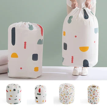 

Drawstring Moisture-proof Quilts Storage Bag Waterproof Luggage Storage Bag Clothes Package Large Capacity Sort Organizer