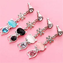 Kawaii Cat Пылезащитная заглушка для наушников Пылезащитная заглушка для Iphone для samsung для Xiaomi Универсальные наушники для мобильных телефонов