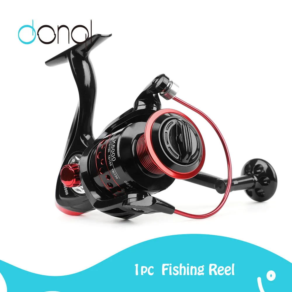 DONQL Fishing Reel All Metal Spool Spinning 13 BB Wheels Stainless Steel Main Shaft Coil Carp Tackle | Спорт и развлечения