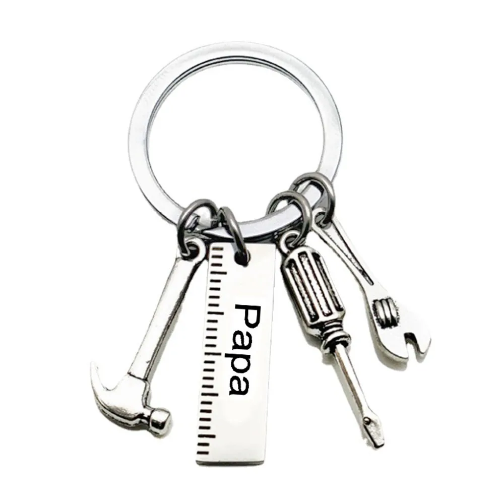 Dad Keychain Mechanic's Keychain Father's Day Gifts Car Lover Gift Tools Gift Dad Keychain Hand