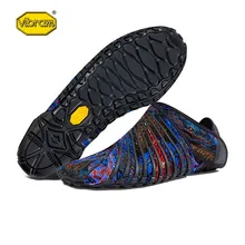 Vibram FUROSHIKI/прогулочная Спортивная эластичная Тканевая обувь для женщин; супер-светильник; складывающиеся женские кроссовки с пятью пальцами для бега