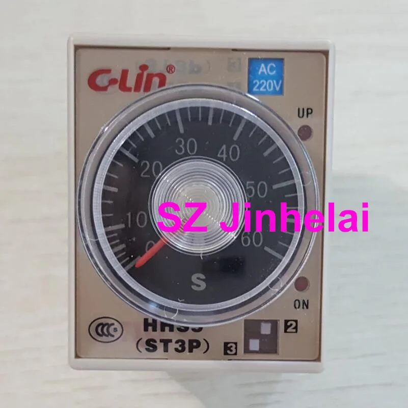 

New and original HHS5-B(ST3PA-B) C-Lin Time relay DC24V, AC220V, AC380V (attached Base support)