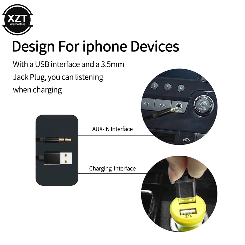 3,5 мм разъем 2 в 1 AUX аудио кабель для IPhone 7 8 6 X XS MAX Адаптер гарнитура автомобильный динамик usb зарядка и музыка USB разъем