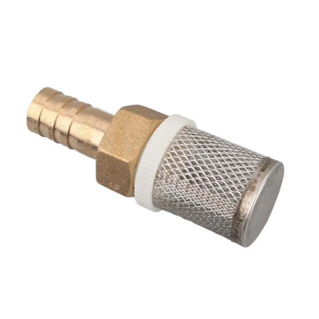 1Pc Sárgaréz 6 ~ 25 Mm Tömlőszűrő Öntözőszűrők Autómosó Permetező Szivattyú Szűrő Háló Rozsdamentes Acél Hálószűrő - Image 6