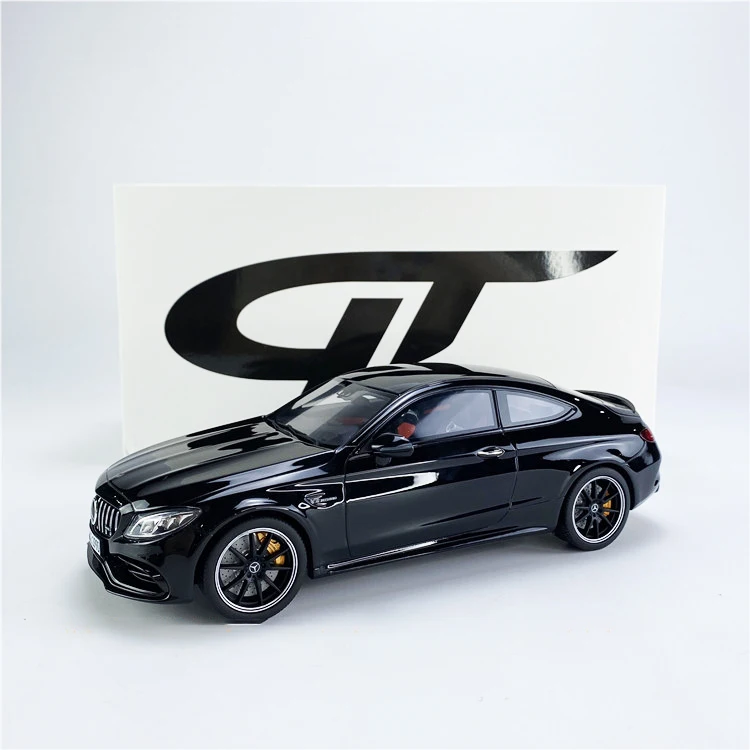 GT Spirt 1:18 AMG C63 S Coupe (W205) обсидиановый черный Ограниченный 504 полимерный автомобиль |