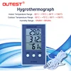 Digital LCD indoor outdoor thermometer hygrometer baby face display temperature humidity tester weather station CX-201A ► Photo 1/6