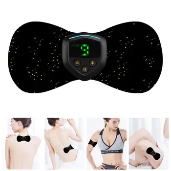 

Portable Charging Massager Mini Massage Stickers Neck Stickers Cervical Vertebra Physiotherapy Instrument Arm Leg Massage TSLM1