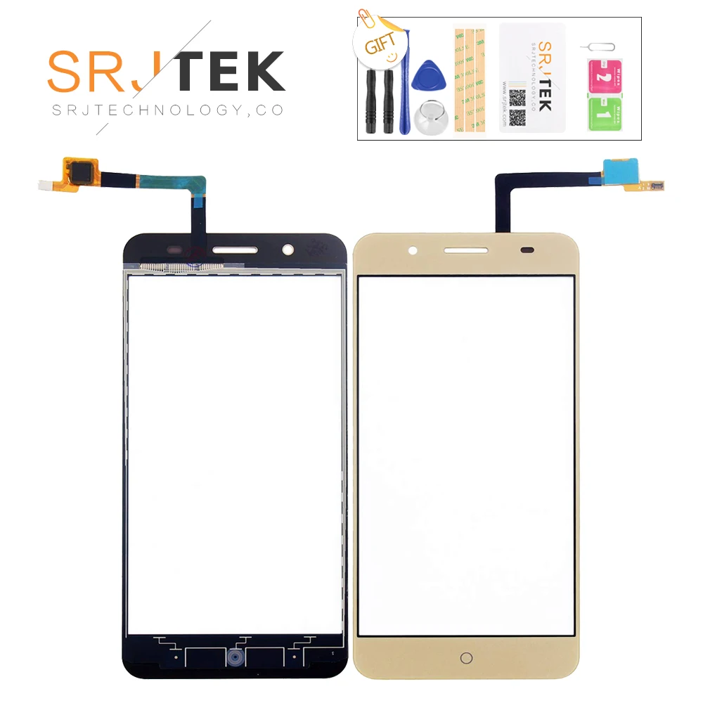 

Сенсорный экран 5,5 дюйма протестированный ZTE Voyage 4 Blade A610 дигитайзер стеклянная панель Переднее стекло объектив сенсор с логотипом запасные части