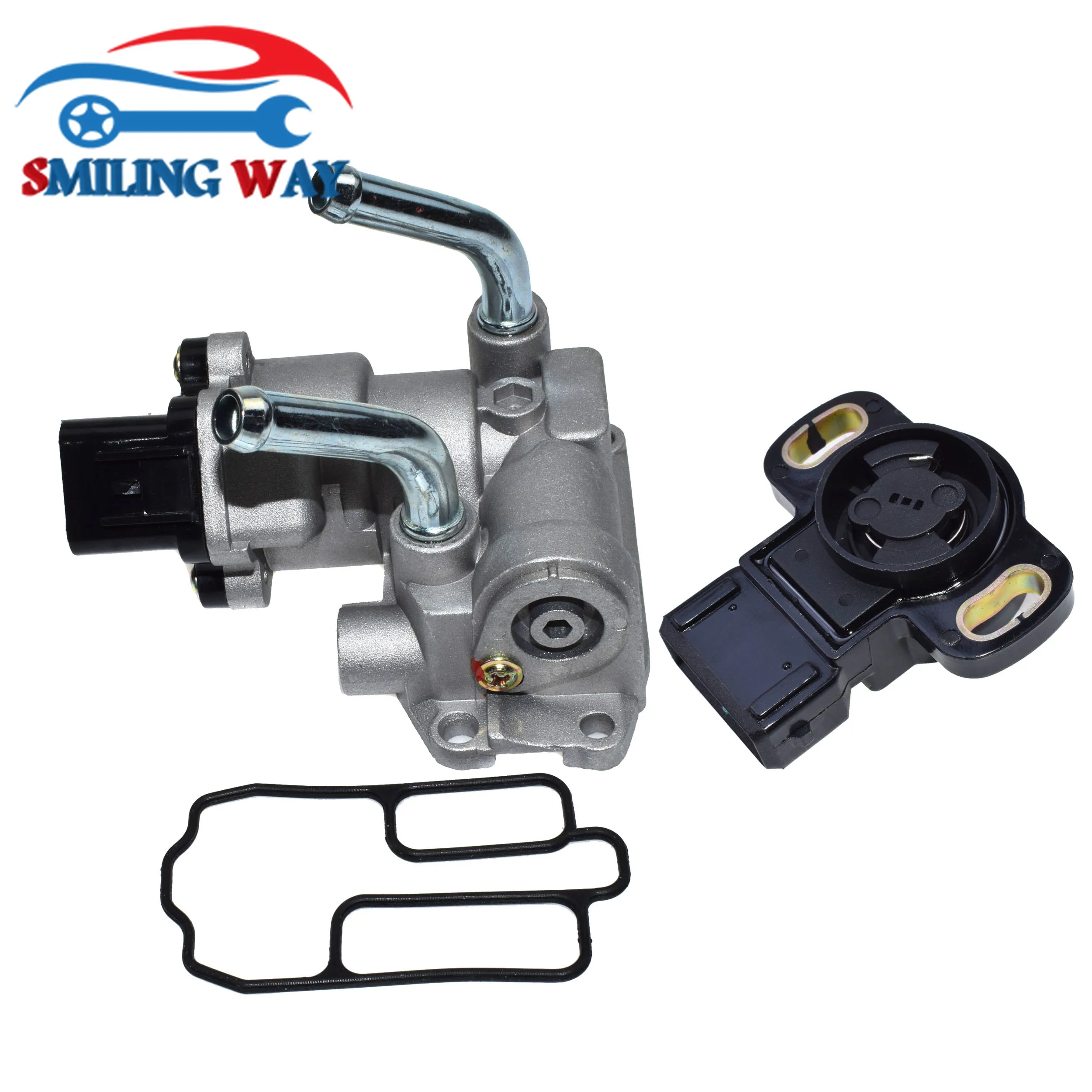 Idle Air Control Valve IACV or Throttle Position Sensor TPS For Mitsubishi Mirage 1.8L 1997-2002 MD614743 MD614772 MD614734