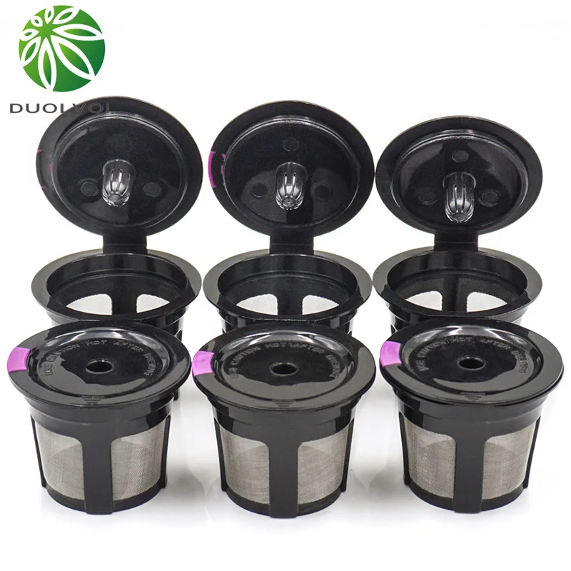 Многоразовые кофейные фильтры Duolvqi для K cup капсулы Keurig 2 0 и 1 многоразовые кофе