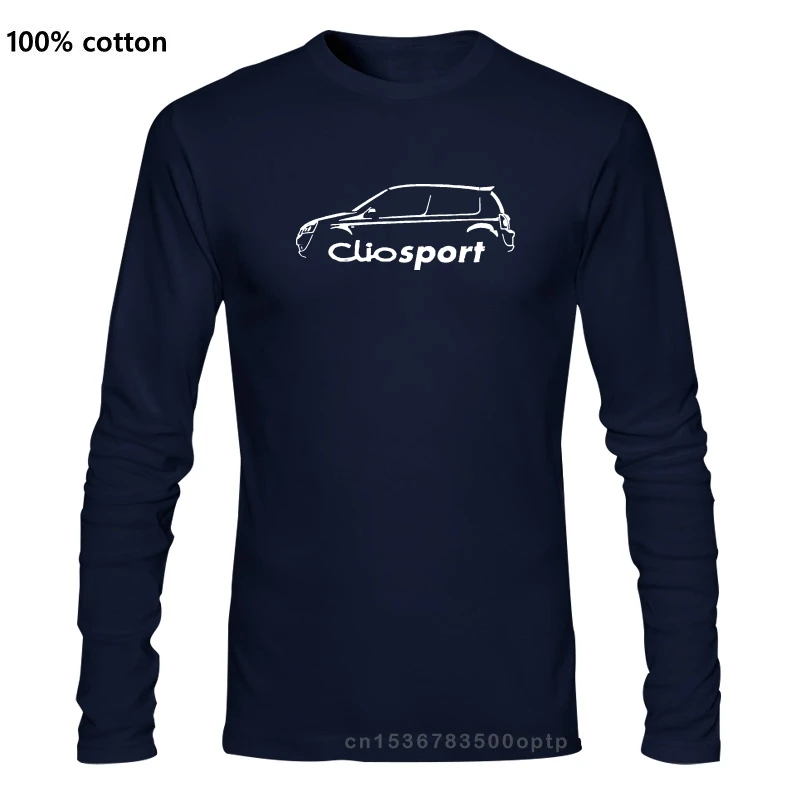 Футболка для Renault Clio Sport 182 Cup Classic Car мужские хлопковые топы | Мужская одежда